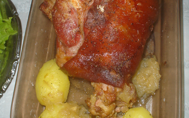 Eisbein - Joelho de porco com chucrute (Sauerkraut) - receita típica alemã