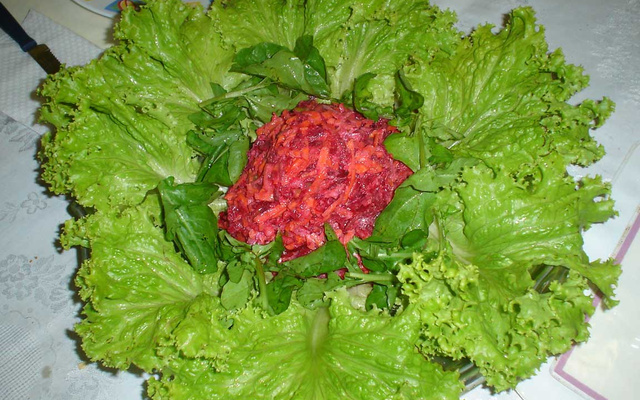 Salada crocante