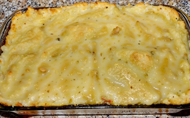 Escondidinho de carne moída