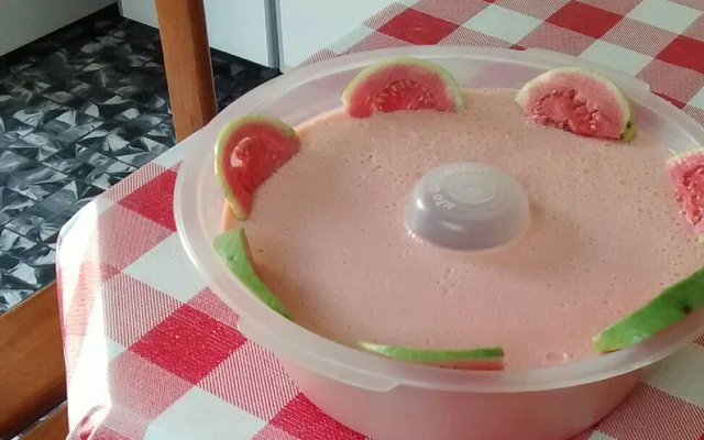 Mousse de goiaba rápido