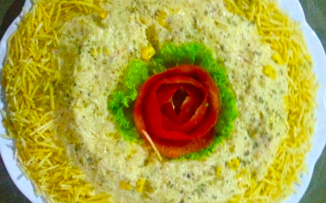 Mousse de frango com abacaxi