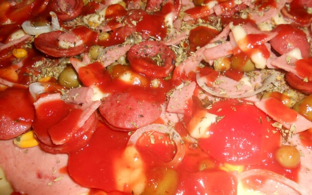 Massa para pizza de liquidificador