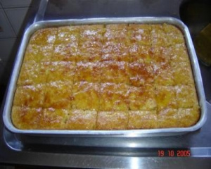 Bolo de laranja com casca