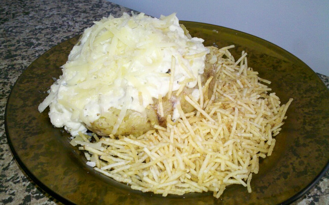 Batata assada rápida do Ronco