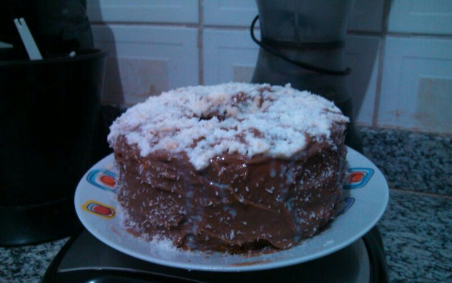 Cobertura simples para bolo