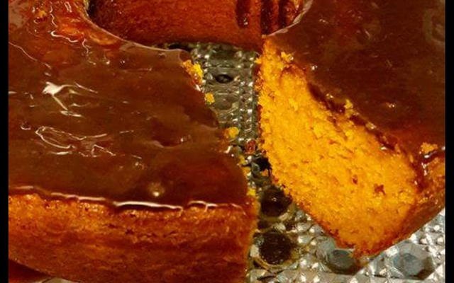 Bolo de cenoura Sanclair