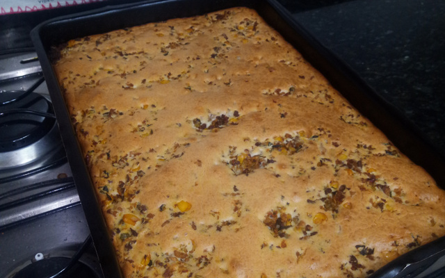 Torta salgada de proteína de soja da Liselle