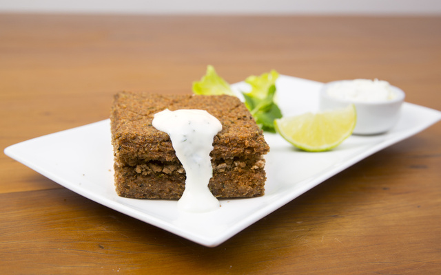 Bolo de carne com cream cheese