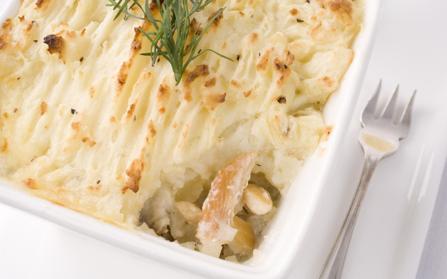 Escondidinho de bacalhau