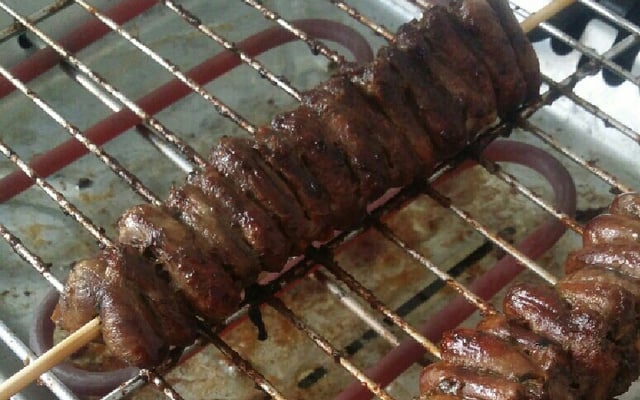 Coração de frango (coraçãozinho de galinha) para churrasco do Luizão