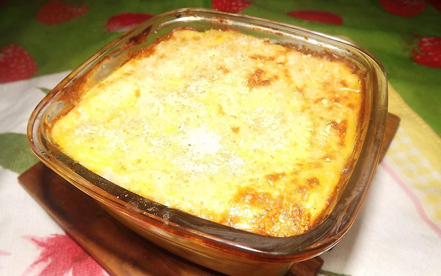 Escondidinho com batata baroa