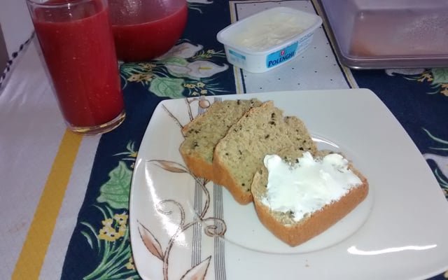 Pão sem farinha de trigo