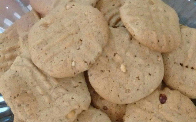 Cookies de peanut butter (manteiga de amendoim)