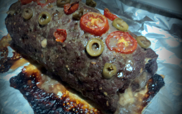 Rocambole de carne moída