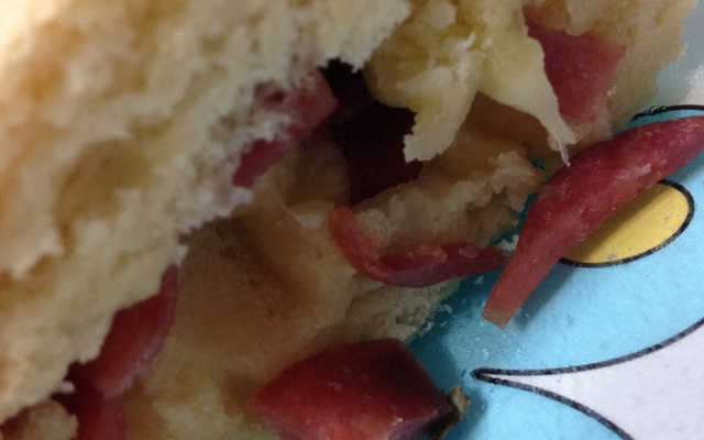 Pão de liquidificador recheado