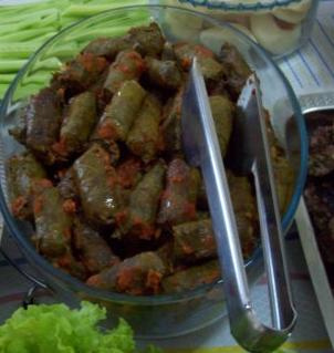 Charuto de uva egípcio - mahshy