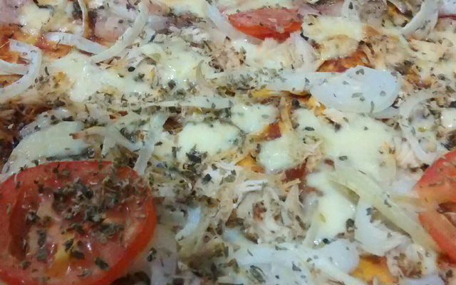 Massa de pizza no liquidificador