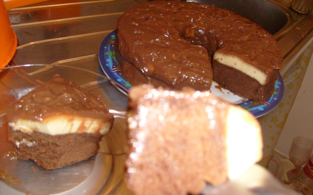 Bolo pudim de chocolate