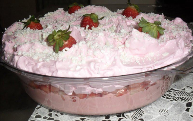 Sobremesa de morango