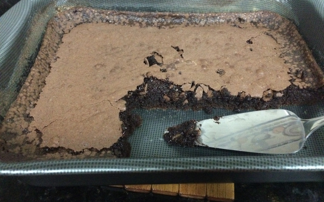 Brownie simples e com casquinha