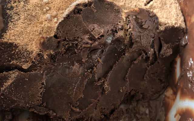 Sorvete de whey de chocolate