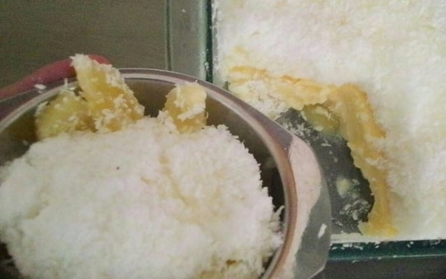 Delícia de abacaxi com coco