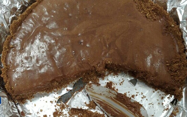 Torta mousse de chocolate com chantilly