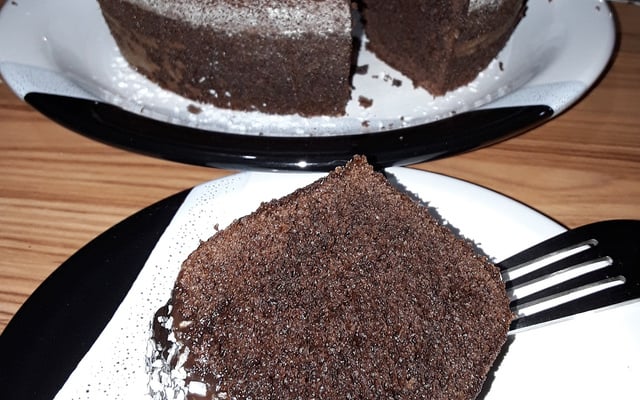 Bolo nuvem de chocolate
