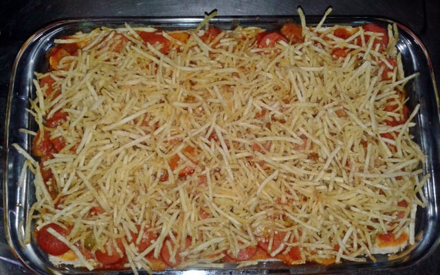 Cachorro quente de forno