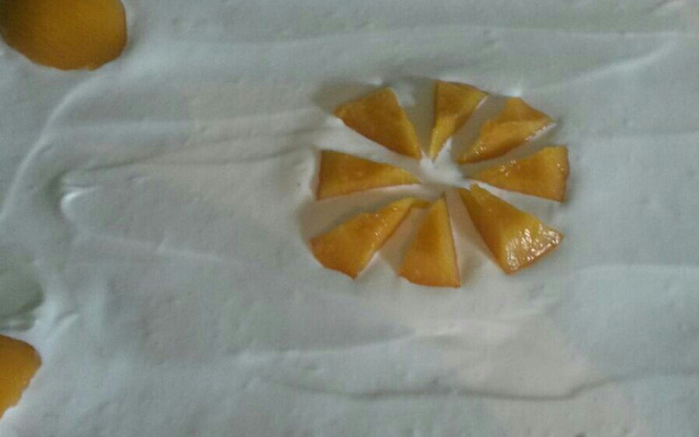 Sobremesa fácil de pêssego