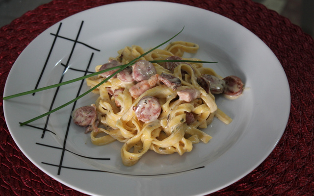 Talharim ao molho de nata