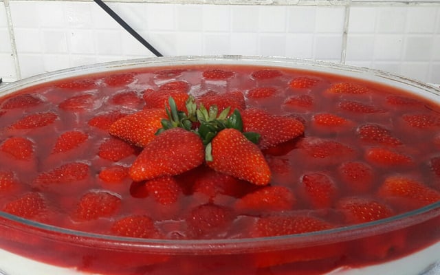 Sobremesa de morango