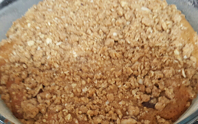 Bolinho integral de maçã e banana