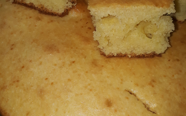 Bolo de fubá de liquidificador