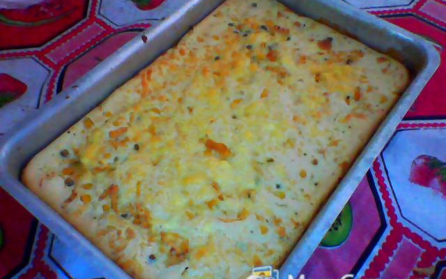 Torta de frango de liquidificador