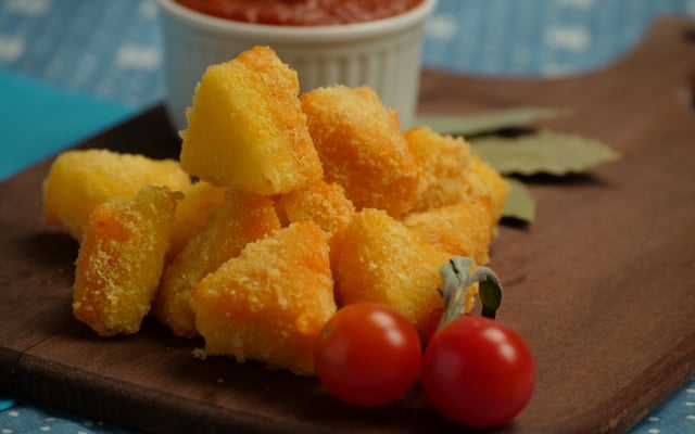 Queijo empanado
