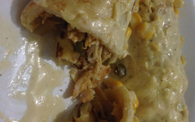 Panqueca de frango diferente