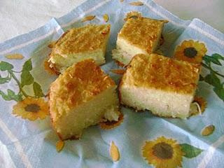 Bolo de aipim com leite condensado