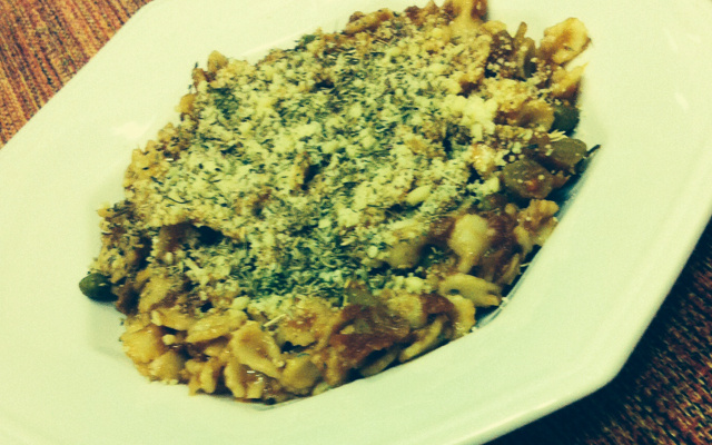 Macarrão com molho de atum especial