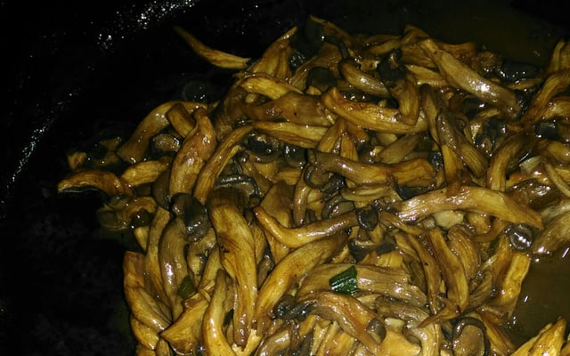 Shimeji na manteiga fantástico