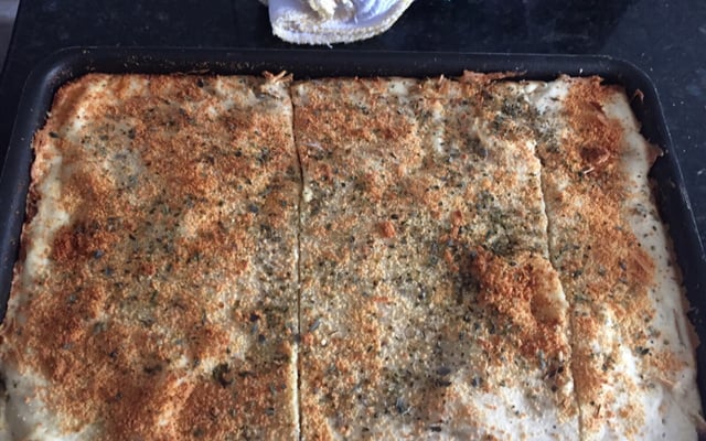 Torta de frango com bacon