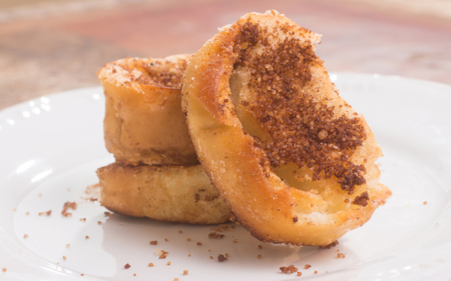 Rabanada Natalina de Pão Francês