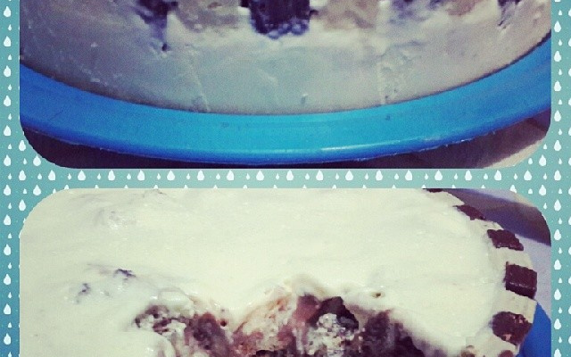 Pavê irresistível de Bis e sorvete