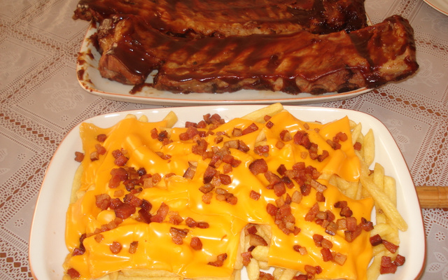 Costelinha de porco com molho agridoce picante