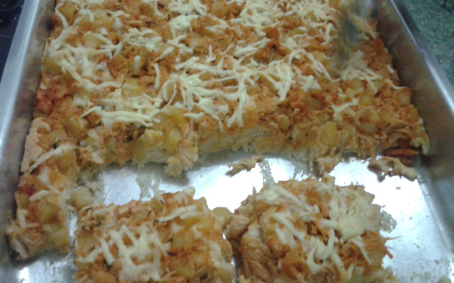 Torta salgada fácil de frango