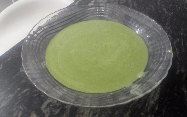 Sopa nutritiva de espinafre