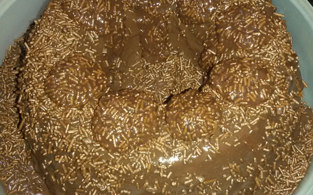 Bolo de chocolate muito fofo