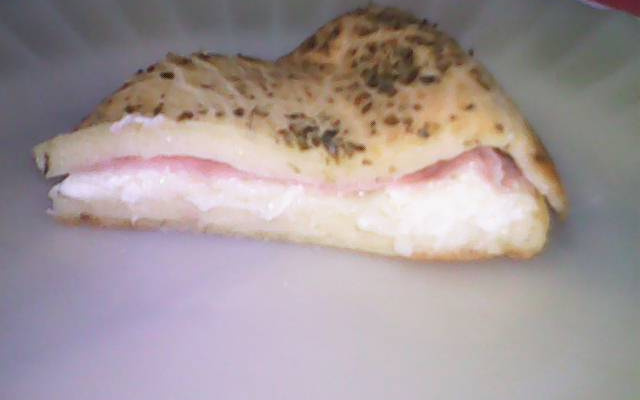 Torta cremosa de presunto e queijo