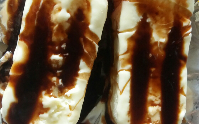 Picolé de leite em pó e chocolate