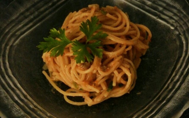 Macarrão de frigideira